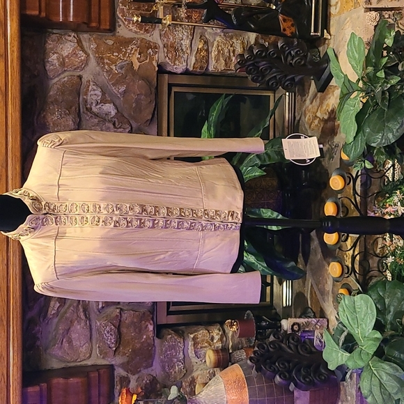 Peter Nygard Luxe Leather Jacket Size 14 - Picture 12 of 15